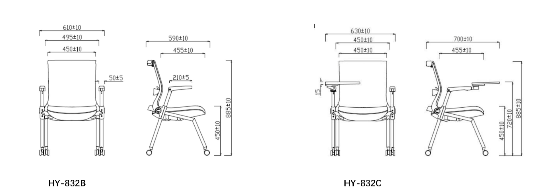 KH-1-B Plaza Venue Training Chair