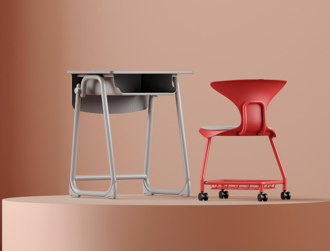 KSC016-N KEEN 魚尾型培訓椅