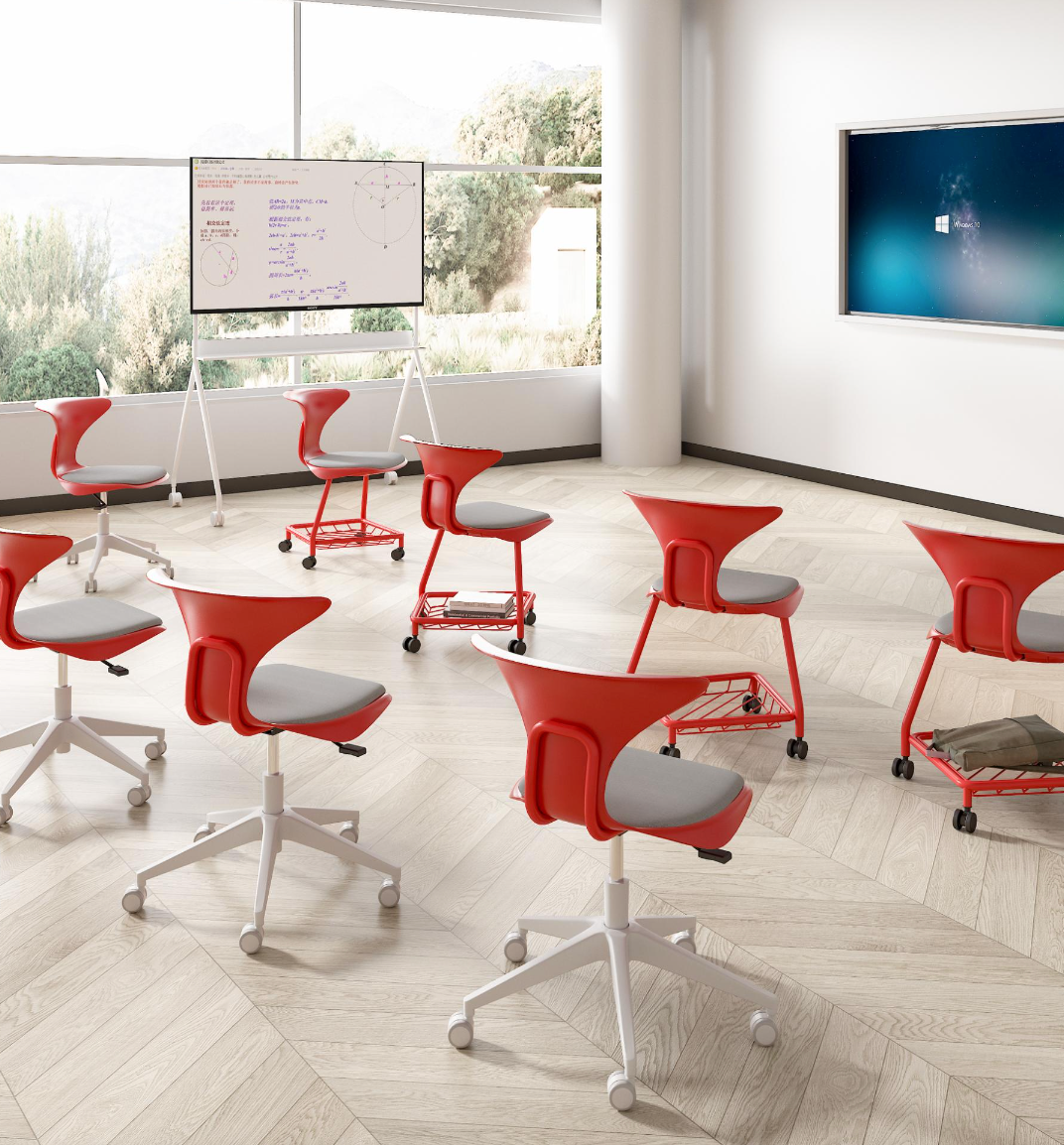 KSC016-N KEEN 魚尾型培訓椅