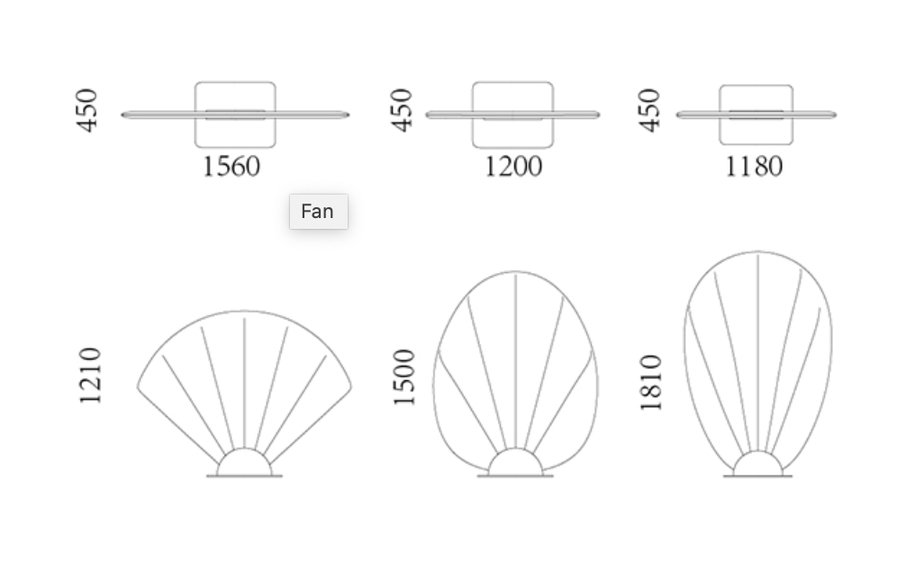 KH104-Lume Fan Screen Sofa