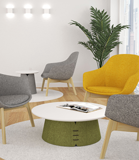 KCT-05 Centro Stand-Up Collar Coffee Table | Tang Collage Table | Fusion of Chinese and Western Aesthetics