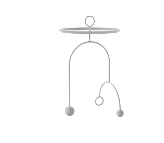 KCT-04 Matera Ring Handle Coffee Table|Arch Side Table|Modern Minimalist Aesthetics