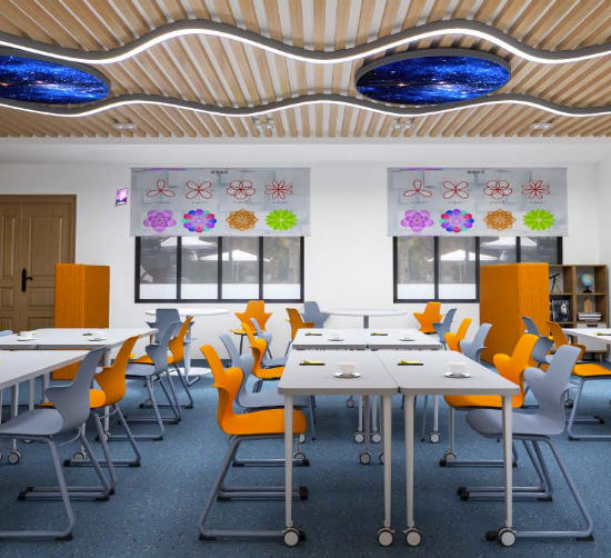 KEM073 Place 可堆疊培訓椅