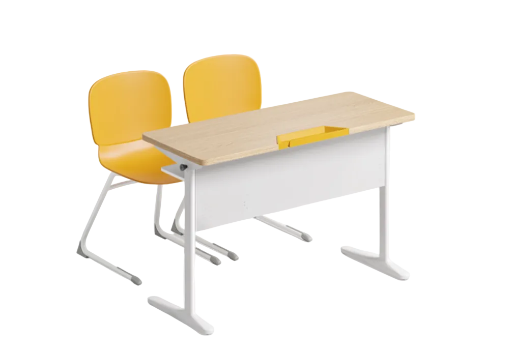 KAD013 Kocor Dual Desk and Chair Set for Students