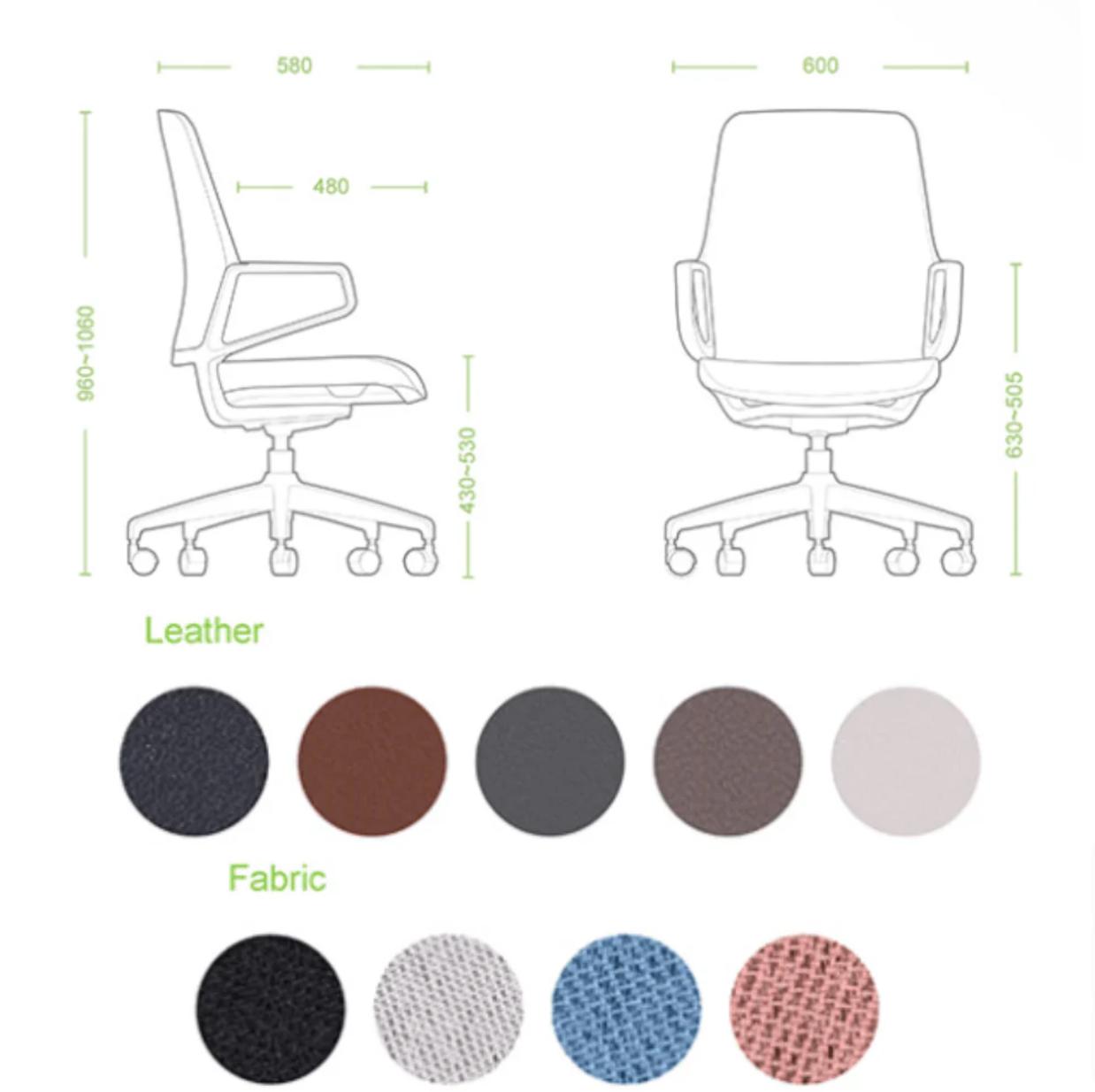 GT002-L Arico High Back Ergonomic Leather Executive Chair | German Design Red Dot Award-winning Executive Chair