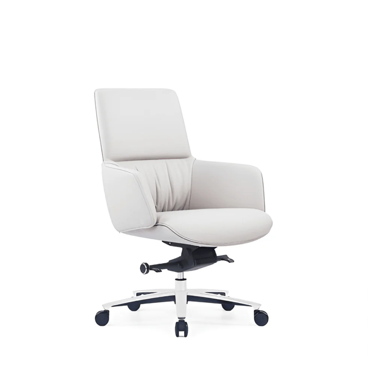 KH500-L Coste mid-back wear-resistant leather conference chair