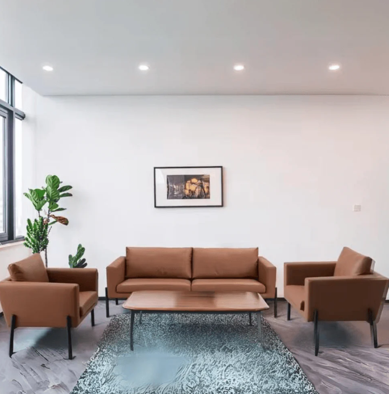 ST066 Silvano Single Luxury Office Sofa