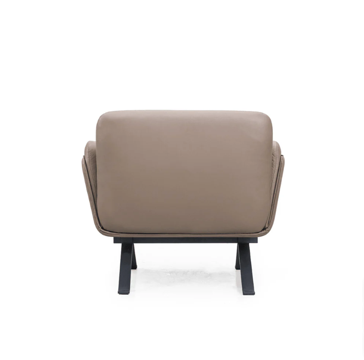 ST102 Giallo 單人休閒真皮辦公梳化|連腳踏套裝