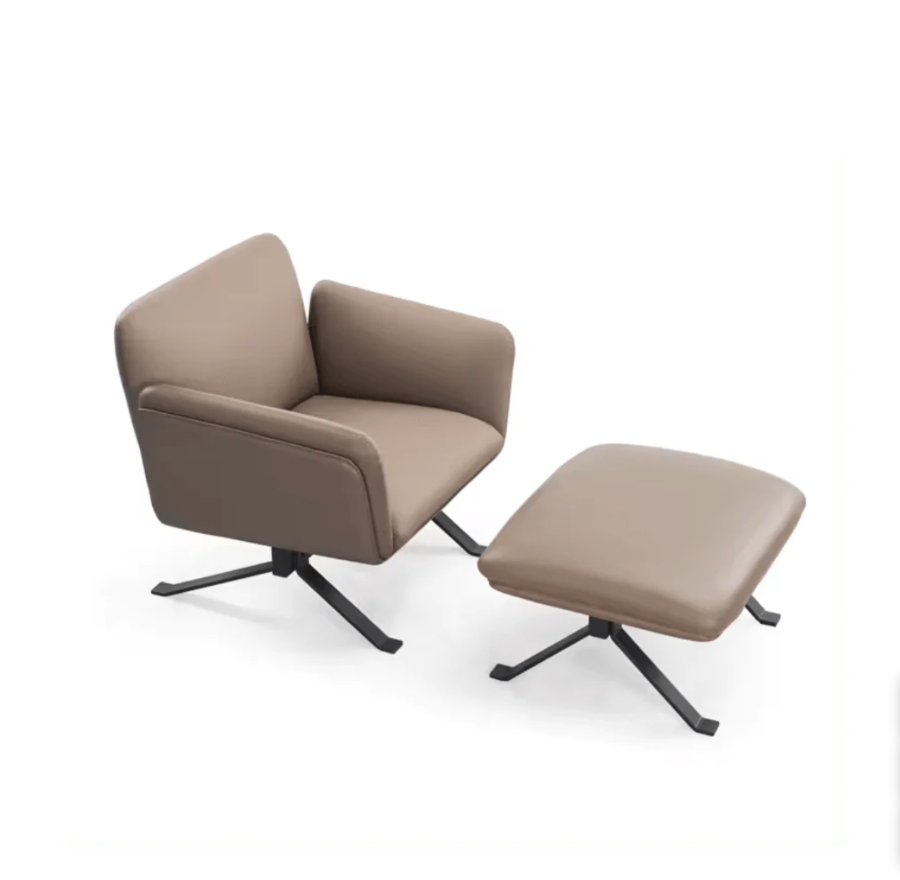 K-ST006 Giallo single casual leather office combed | pedal set