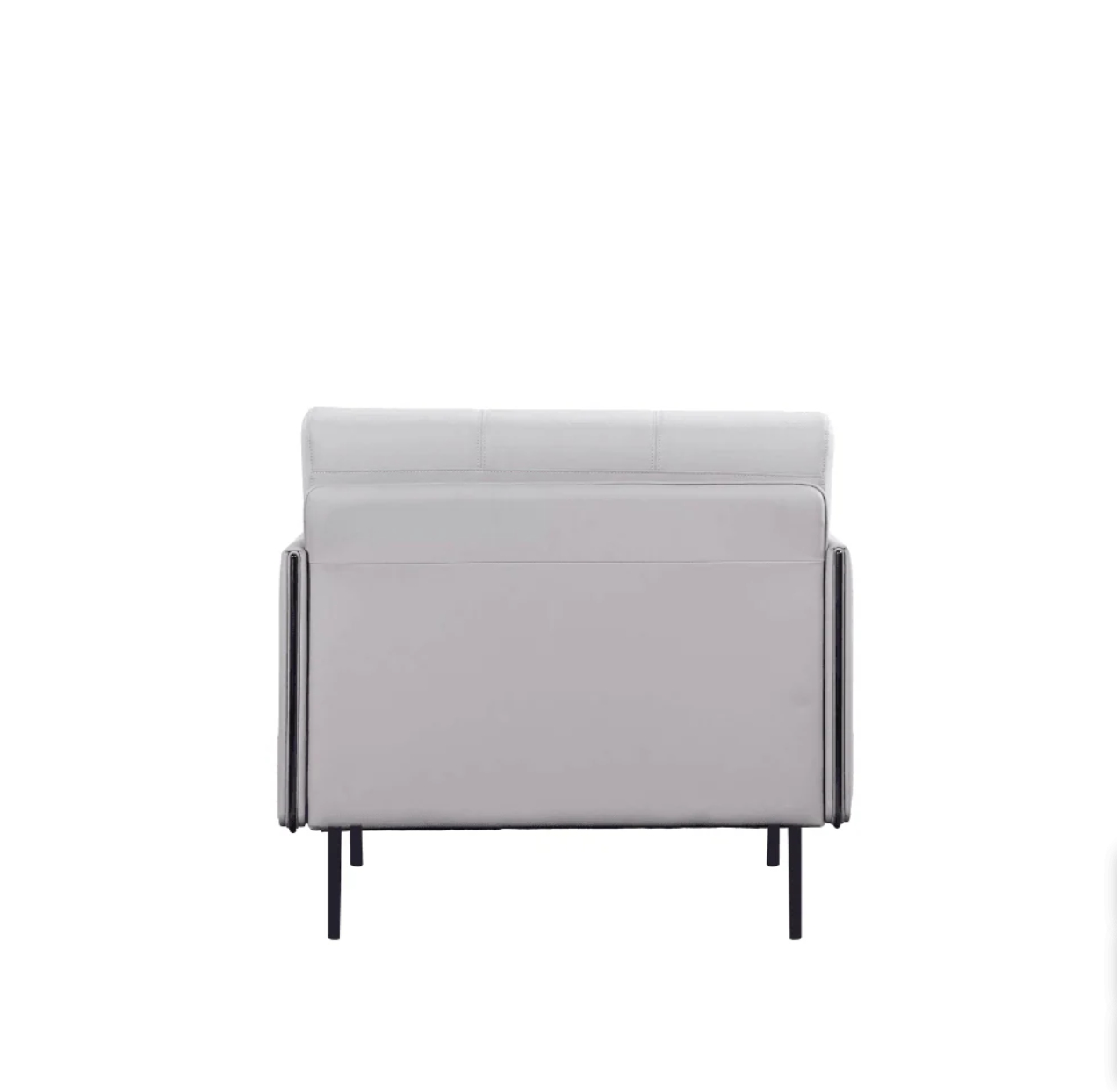 ST055 Ninoa Single-Seat Genuine Leather Office Sofa