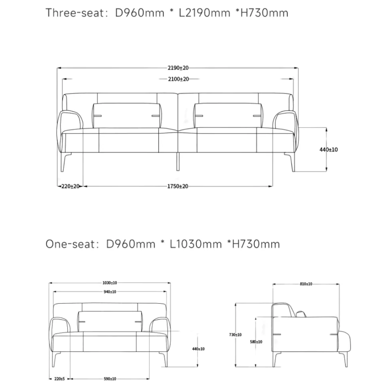 ST068 Aldo 單人皮革行政梳化椅