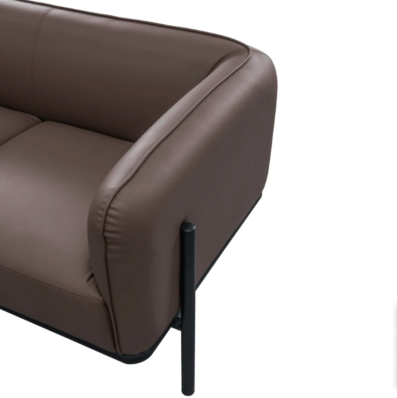 ST002-3 Sorrento Modern Genuine Leather Office Sofa