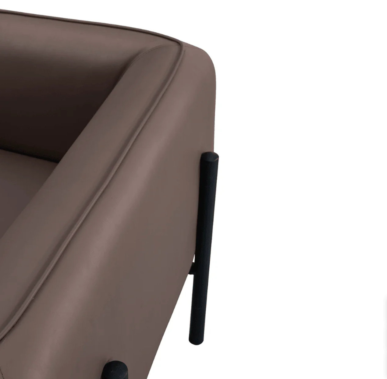 ST002-3 Sorrento Modern Genuine Leather Office Sofa