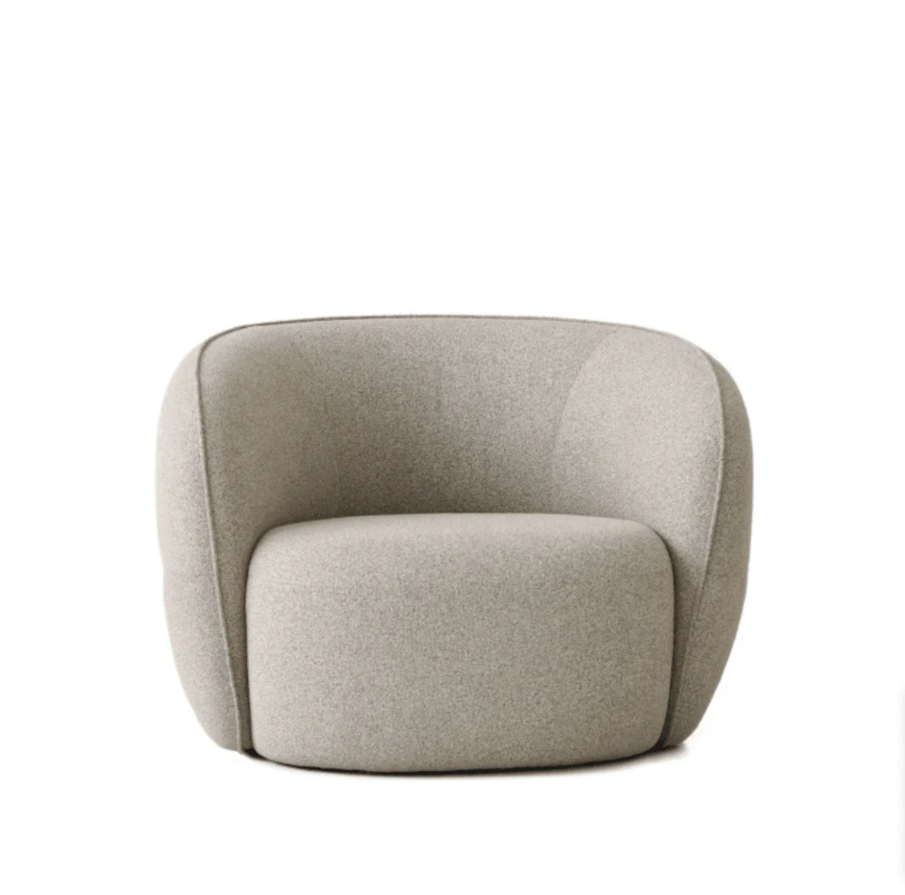 ST059 Pom Single Stylish Breathable Fabric Sofa