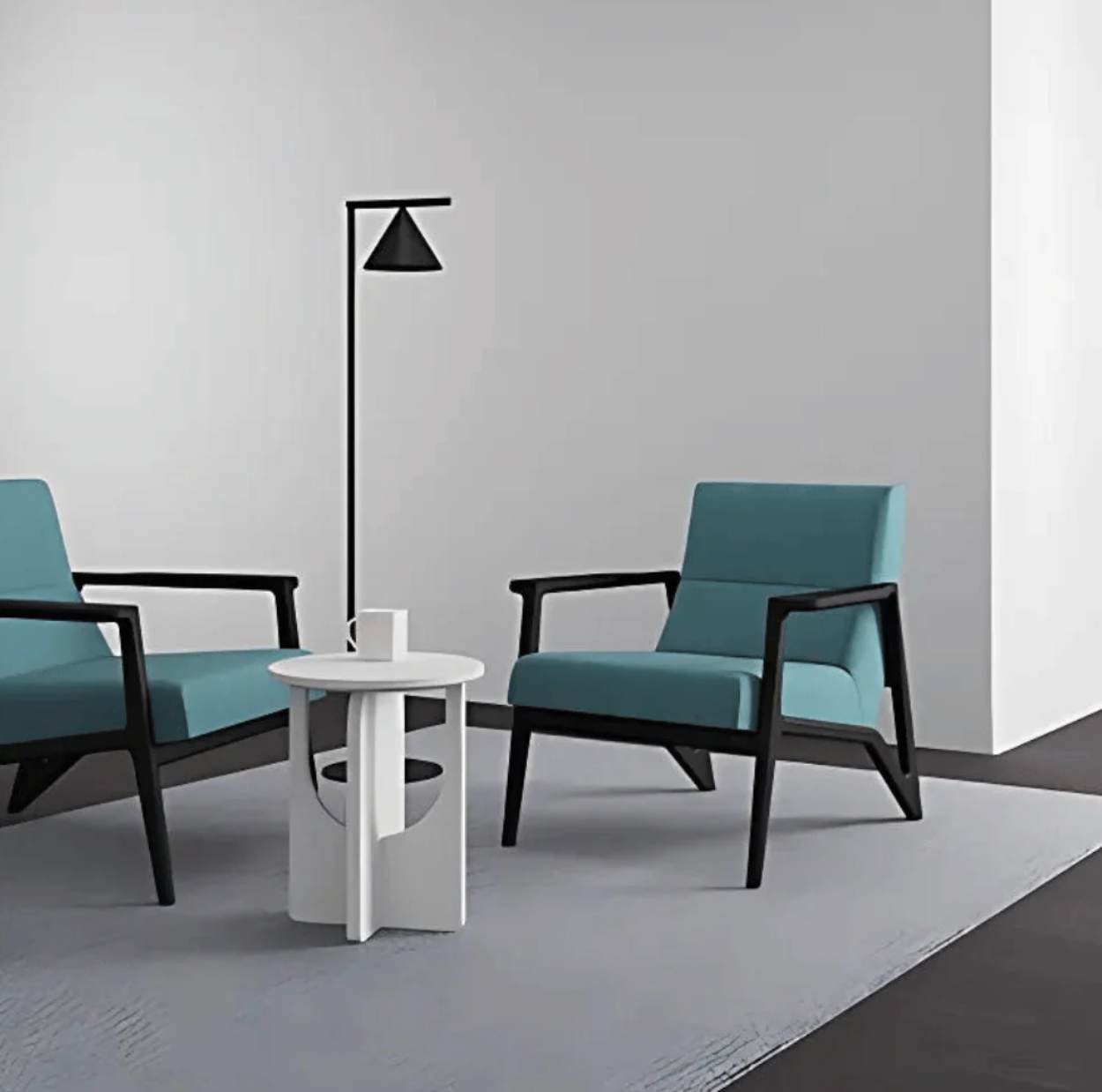 ST061 Line Single Office Fabric Sofa