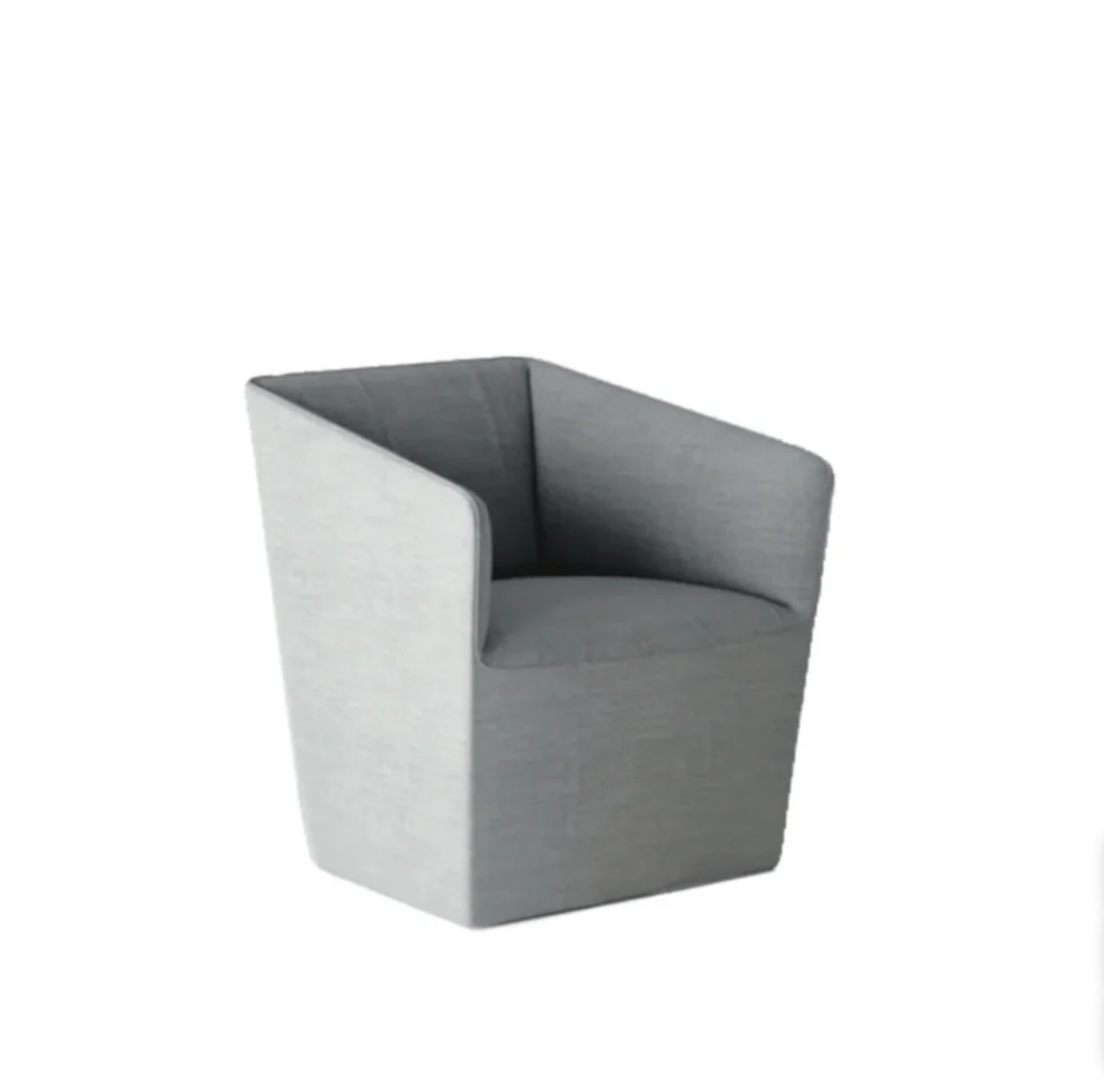 K-ST014 Bread cube-shaped fabric barrel-shaped casual comb chair