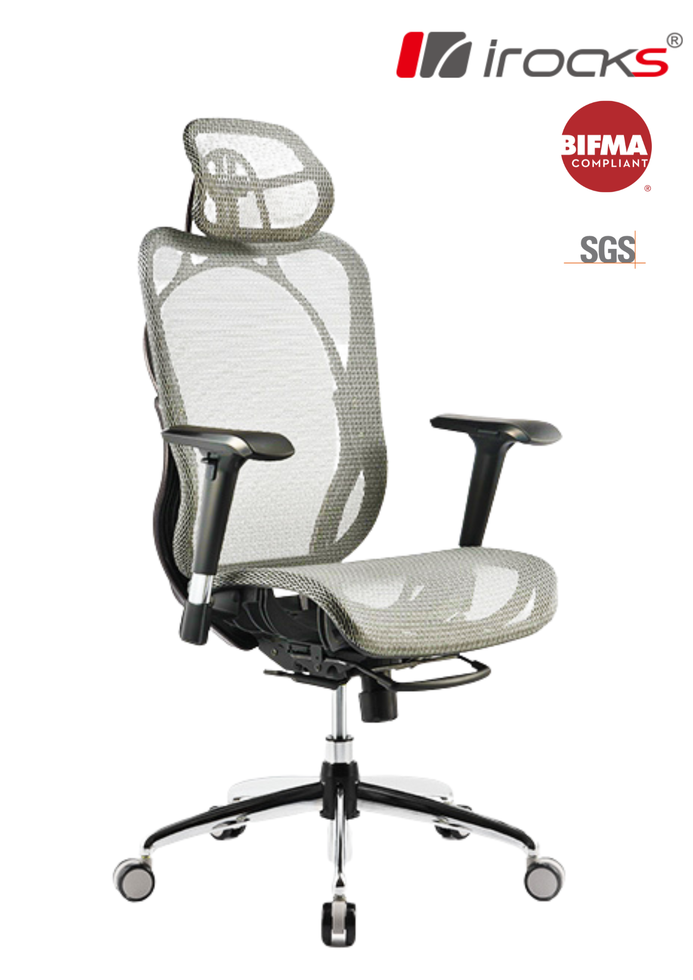 irocks T05 全網布人體工學網椅