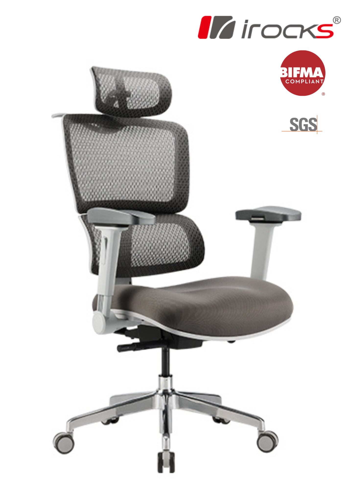irocks T07 NEO 布藝人體工學辦公椅電腦椅