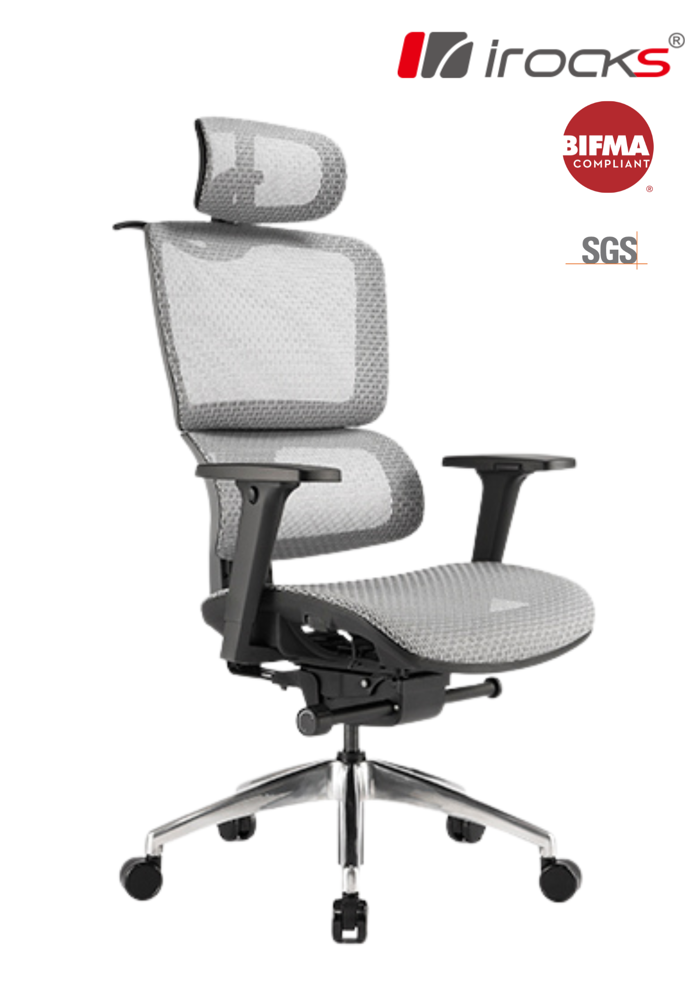 irocks T07 全網布人體工學網椅