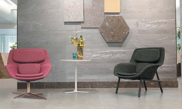 KSY075-OU Ombra 時尚布藝扶手休閒椅