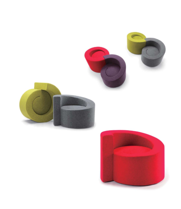 KSY092-OU Dolce 創意設計布藝休閒梳化椅