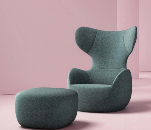 KSY060 Velluto 辦公室高背休閒扶手椅