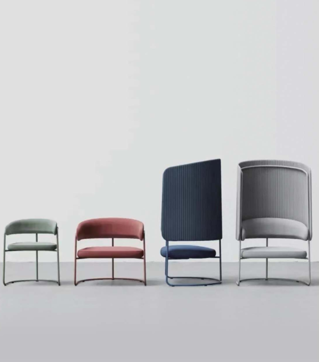 KSY071-OU Porto 辦公室布藝高背屏風休閒椅