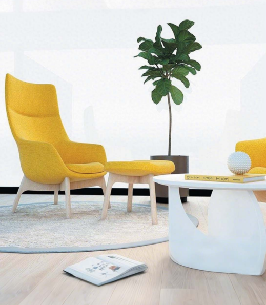 KSY063 OU Morbi 辦公室布藝扶手休閒椅