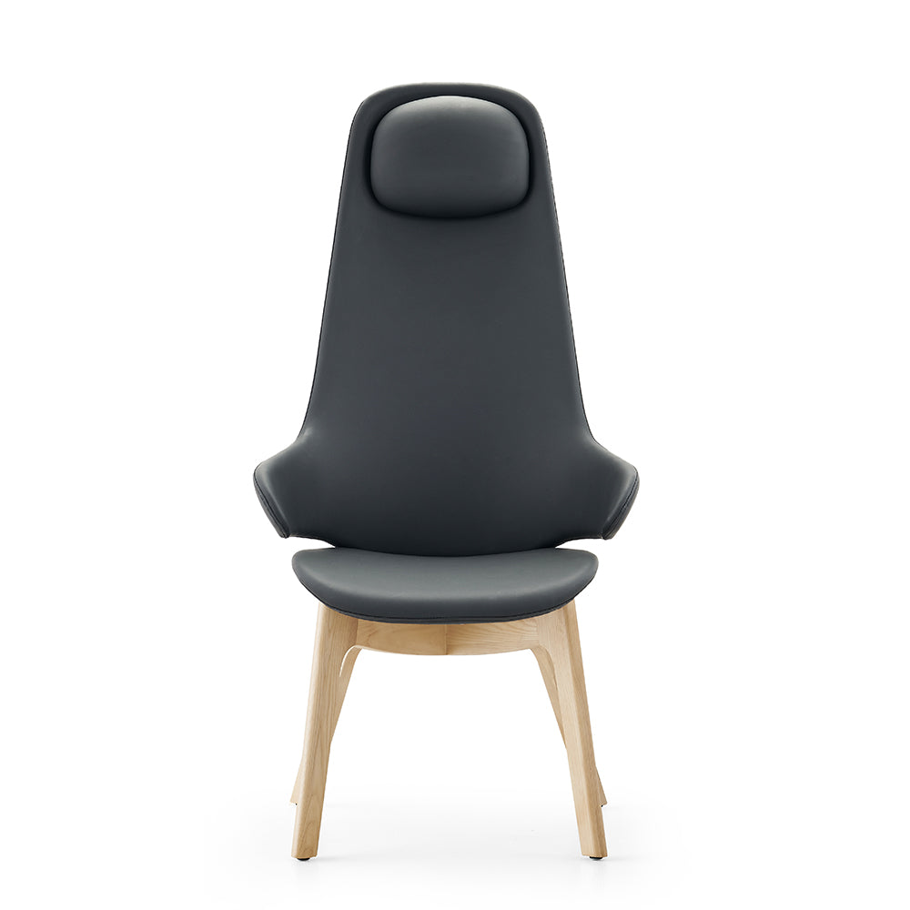 KH-Y03A-Smart Wooden Leg High Back Leisure Chair