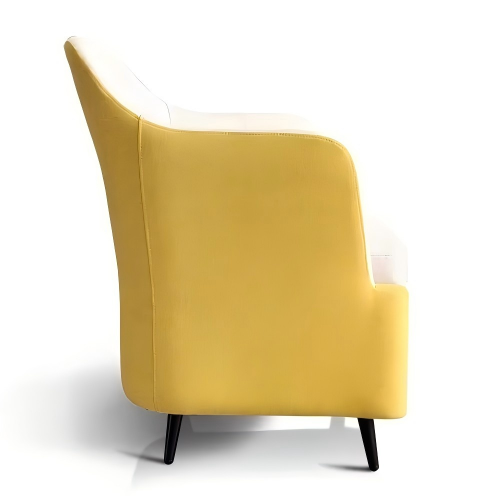 ST122 Cuoio Reading Sofa with Bookshelf