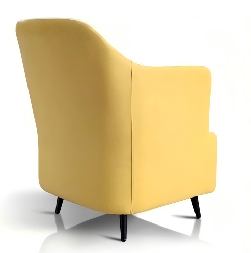 ST122 Cuoio Reading Sofa with Bookshelf