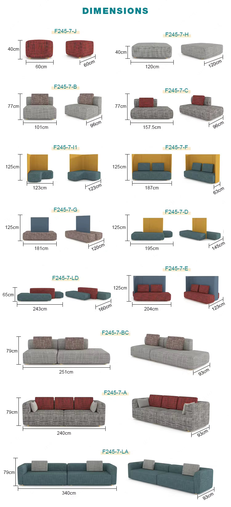 ST145 Calma Lobby Modular Corner Sofa