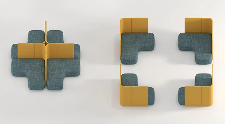 ST145 Calma Lobby Modular Corner Sofa