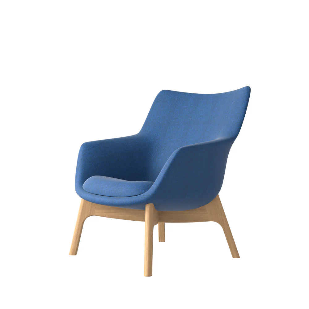 KST056 Daybed Mid-Back Fabric Lounge Chair