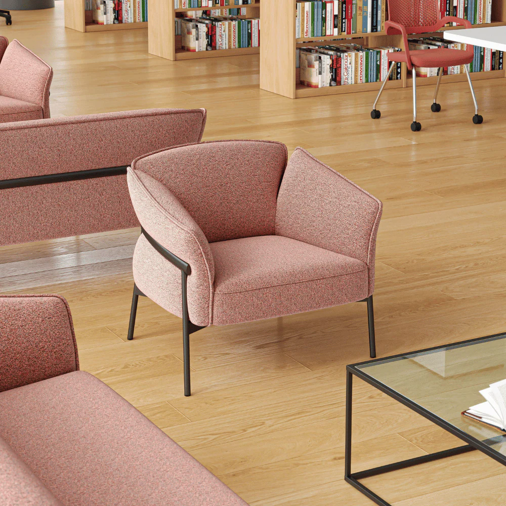 KST063 Lawson Office Fabric Single Sofa Chair