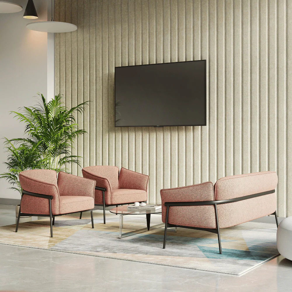 KST063 Lawson Office Fabric Single Sofa Chair