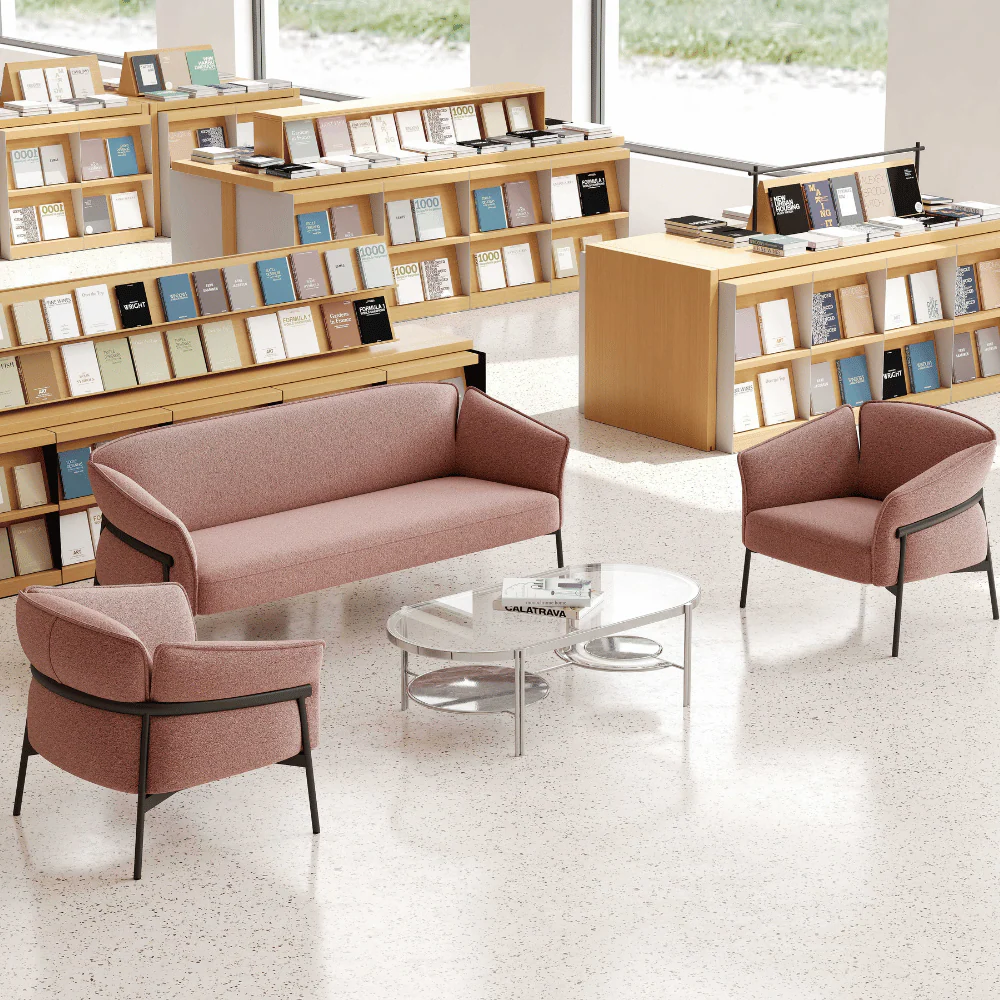 KST063 Lawson Office Fabric Single Sofa Chair