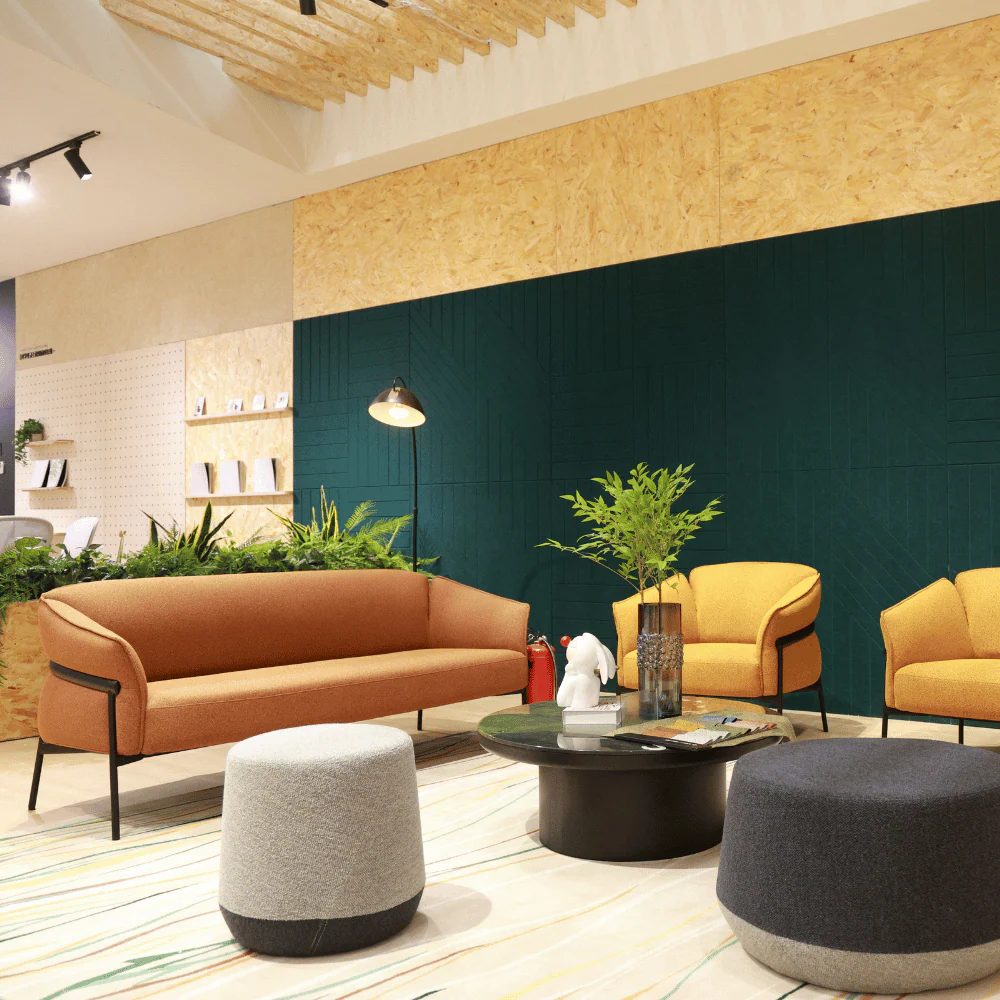 KST063 Lawson Office Fabric Single Sofa Chair