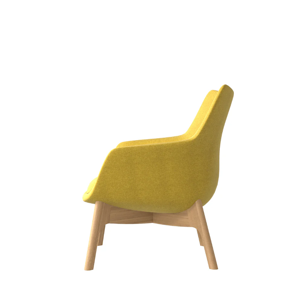 KST056 Daybed Mid-Back Fabric Lounge Chair