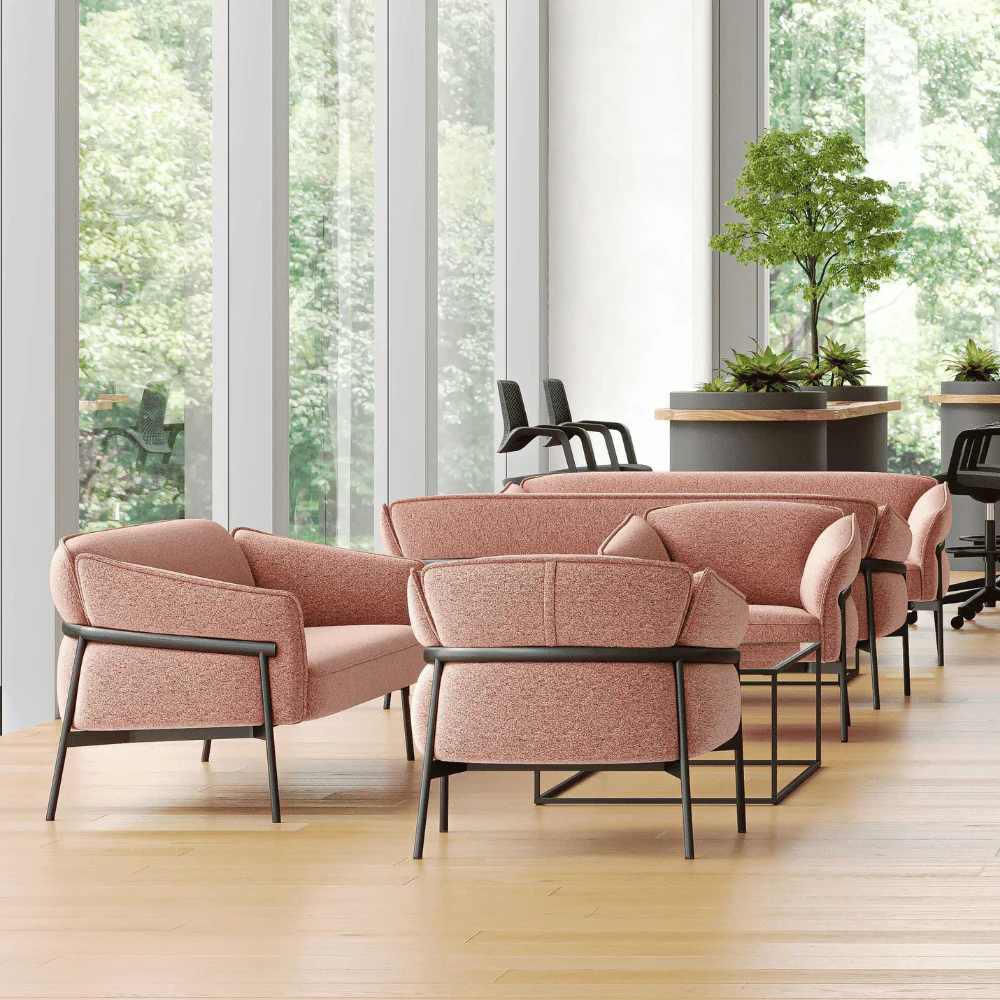 KST063 Lawson Office Fabric Single Sofa Chair