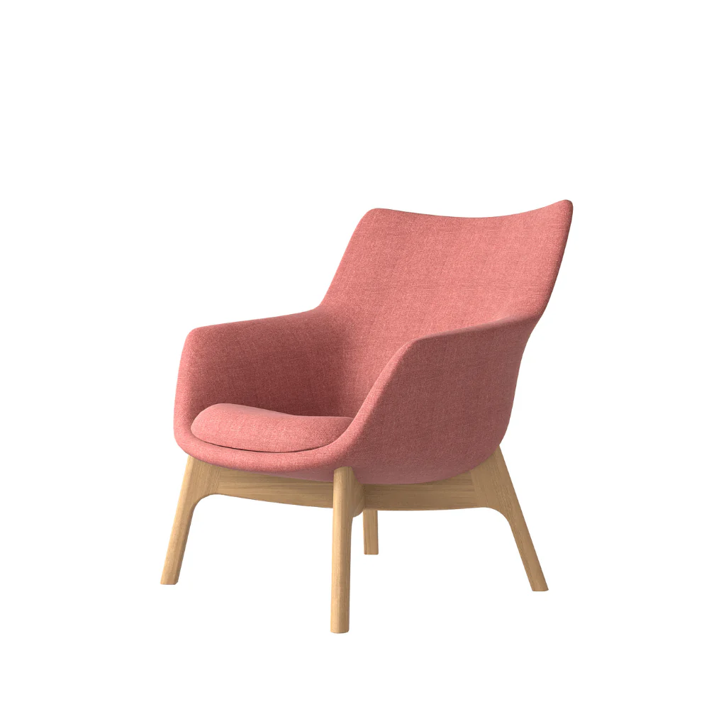 KST056 Daybed Mid-Back Fabric Lounge Chair