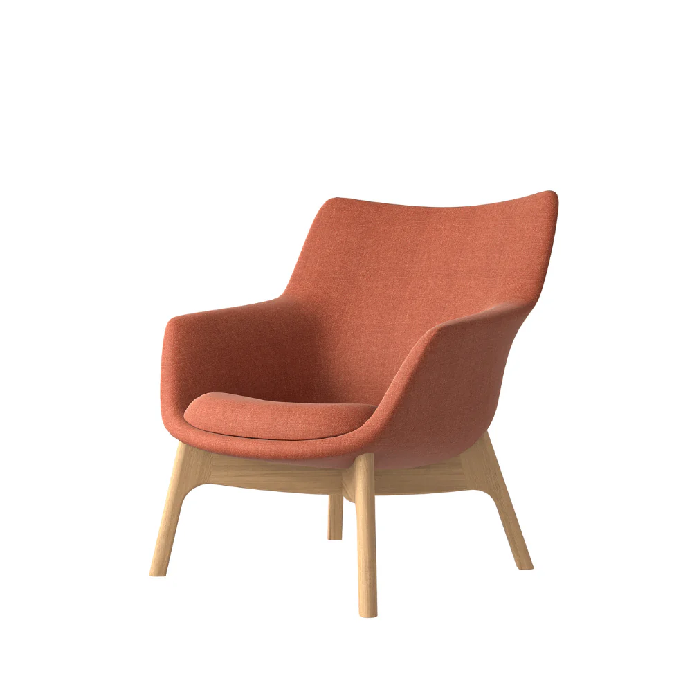KST056 Daybed Mid-Back Fabric Lounge Chair