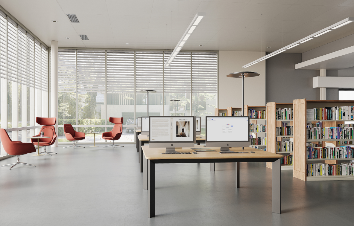 JY106081 Library Furniture|專業圖書館家具整體方案