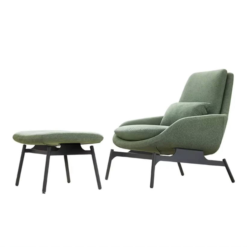 KSY074-OU Salotto 布藝休閒椅連腳踏