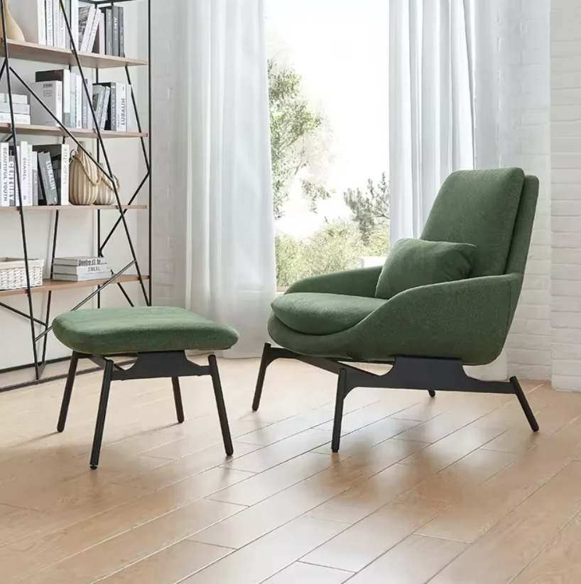 KSY074-OU Salotto 布藝休閒椅連腳踏