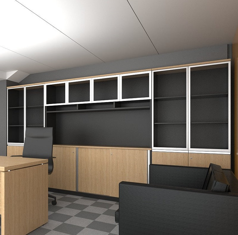 NMT Cabinet 實木簡約辦公室儲物櫃 - KLT Furniture
