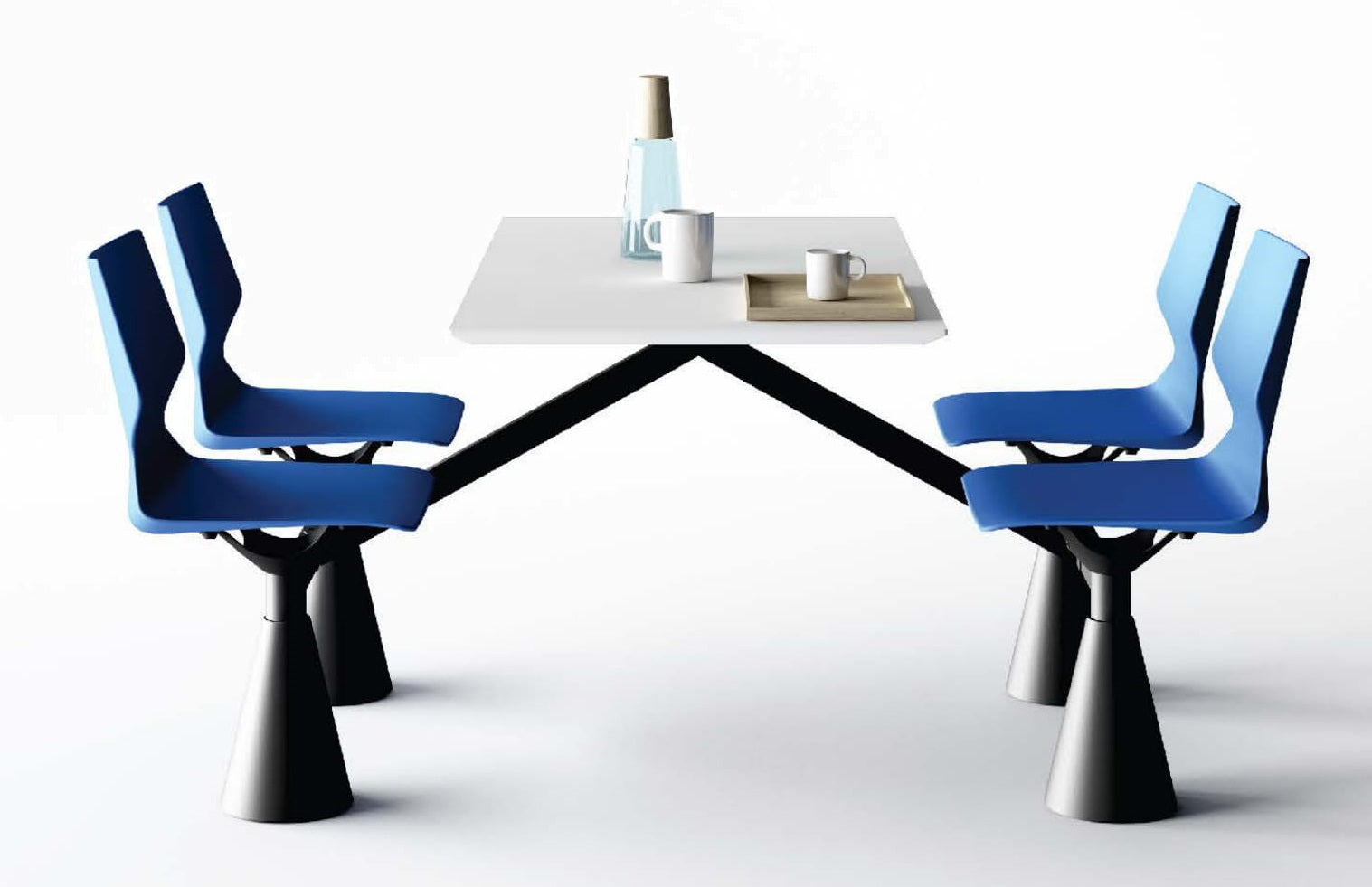 HFF006- 培訓椅/會議椅 寫字板 - KLT Furniture