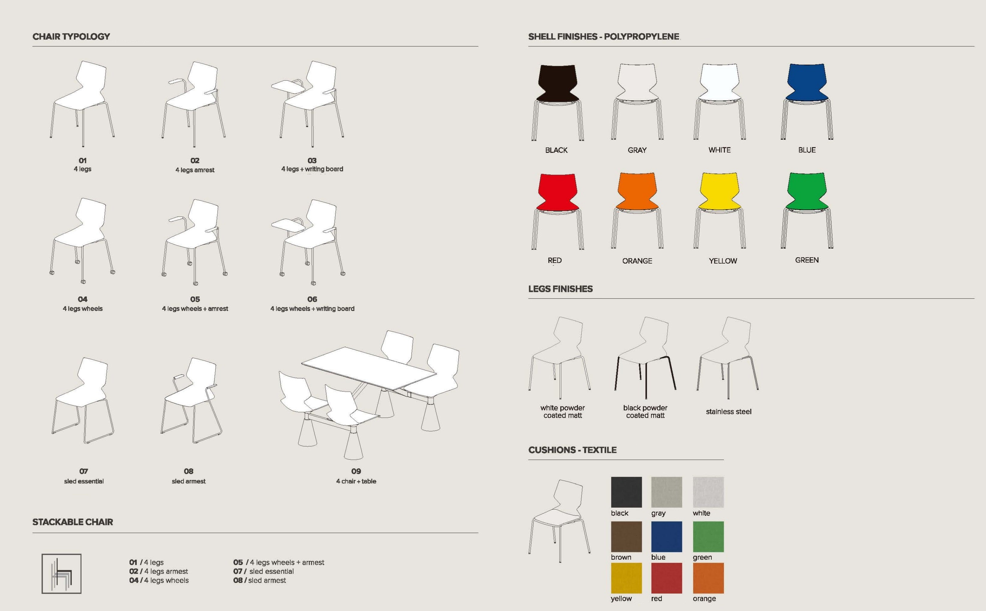 HFF006- 培訓椅/會議椅 寫字板 - KLT Furniture