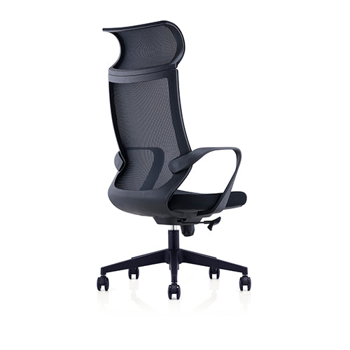 KH 193A Monte 中背行政辦公椅 網背固定扶手設計