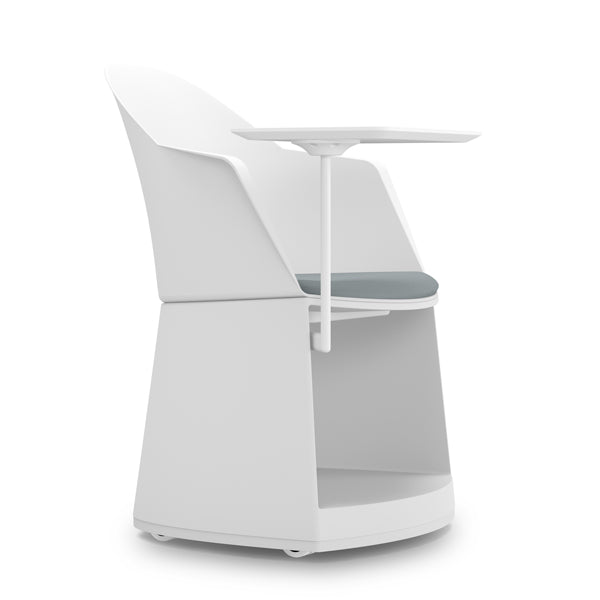 KEM027C-WP MITO 辦公室手寫板儲物培訓椅